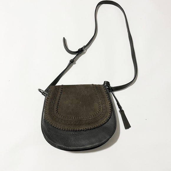 Vince Camuto Kirkie Leather & Suede crossbody purse - Picture 1 of 6